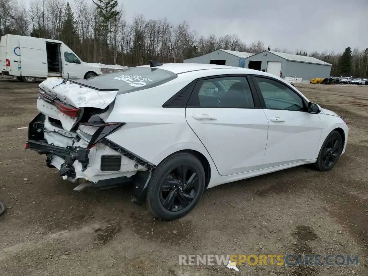 3 fotografías del automóvil dañado KMHLM4AG4PU380009 HYUNDAI ELANTRA 2023