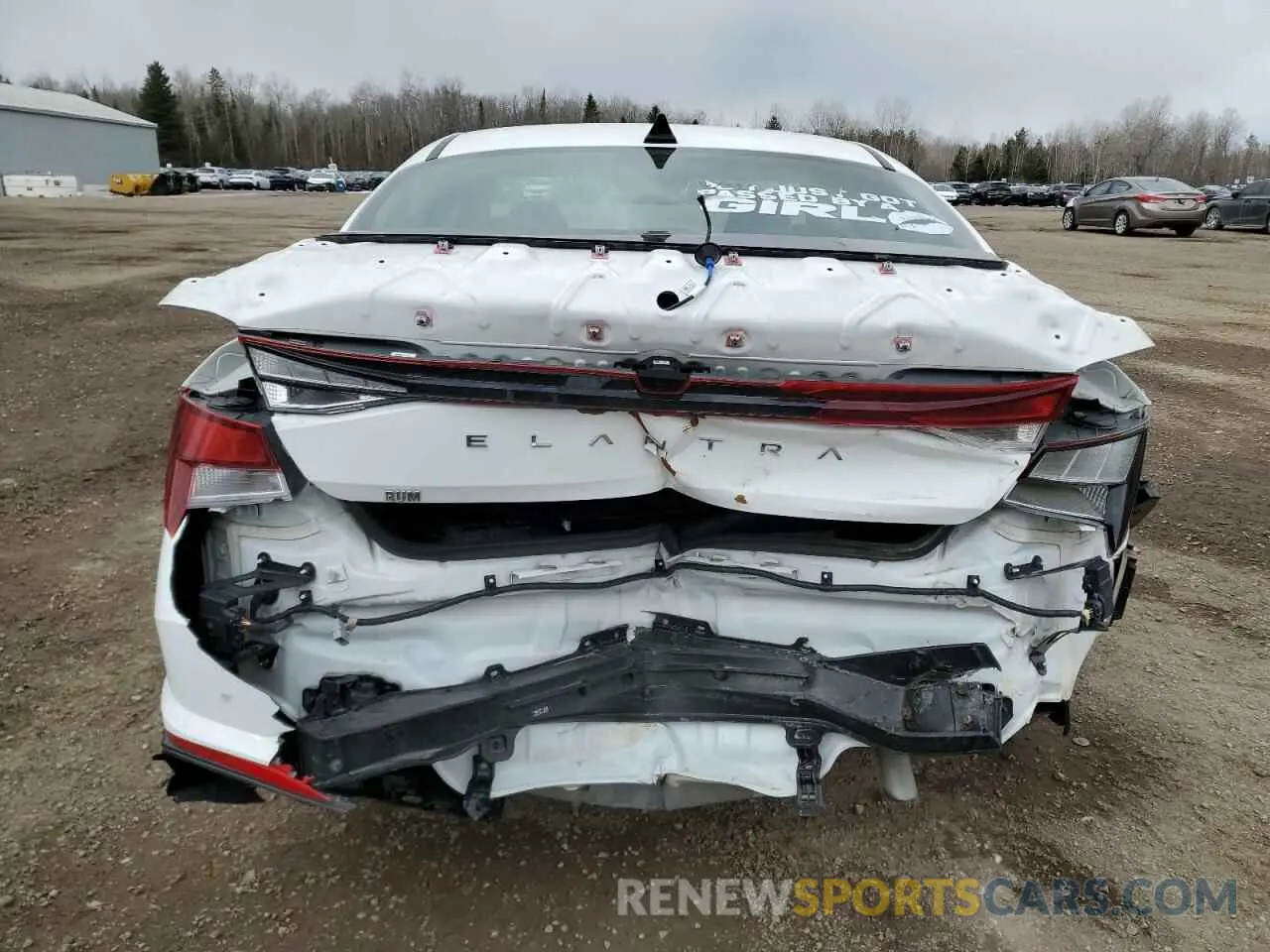 6 fotografías del automóvil dañado KMHLM4AG4PU380009 HYUNDAI ELANTRA 2023