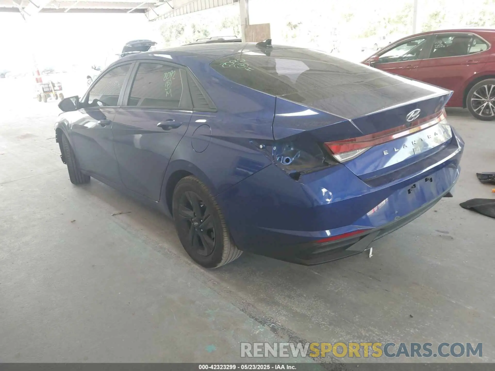 3 fotografías del automóvil dañado KMHLM4AG4PU409332 HYUNDAI ELANTRA 2023