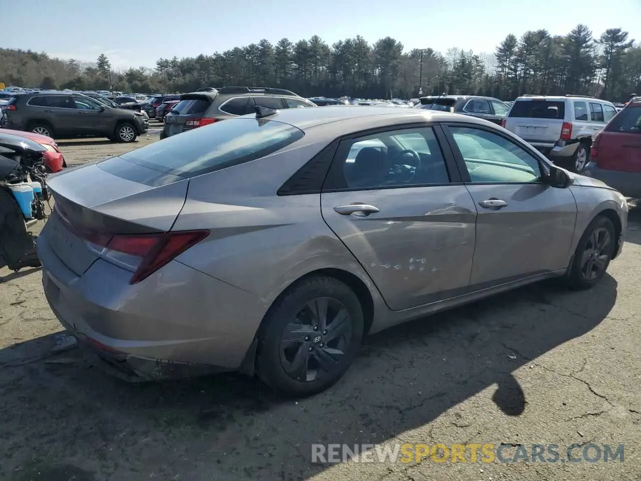 3 fotografías del automóvil dañado KMHLM4AG4PU434022 HYUNDAI ELANTRA 2023