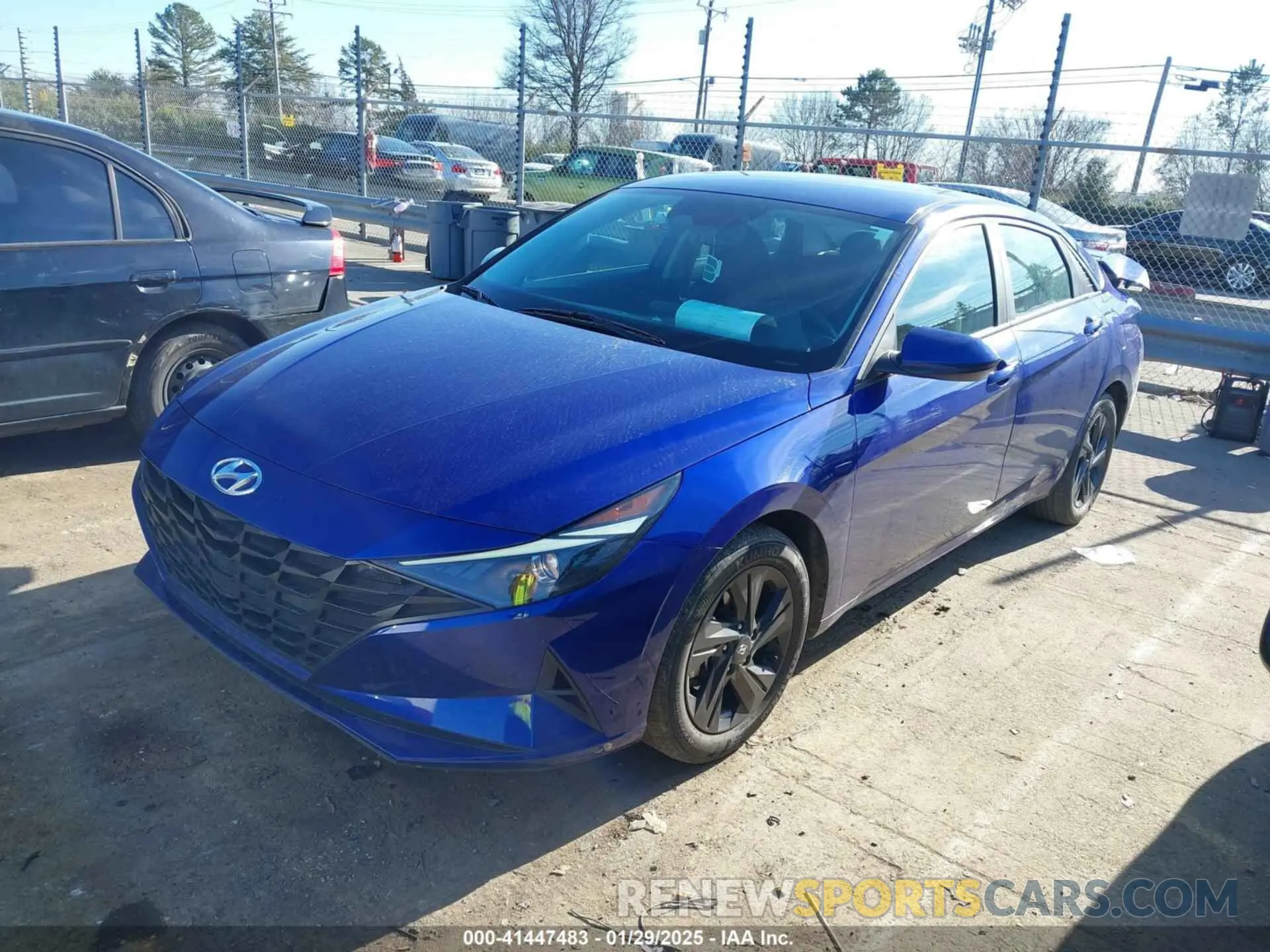 2 fotografías del automóvil dañado KMHLM4AG4PU480479 HYUNDAI ELANTRA 2023