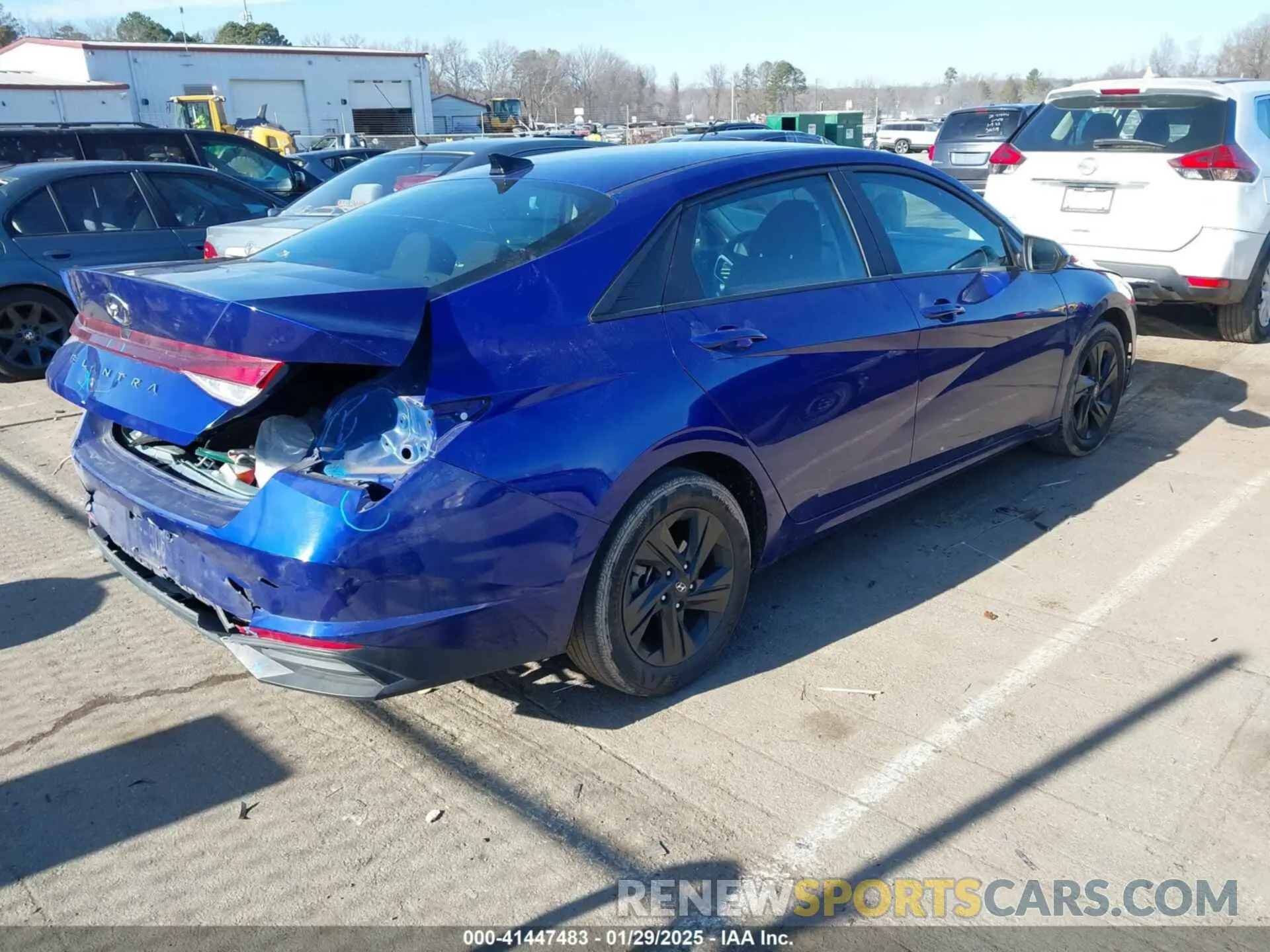 4 fotografías del automóvil dañado KMHLM4AG4PU480479 HYUNDAI ELANTRA 2023