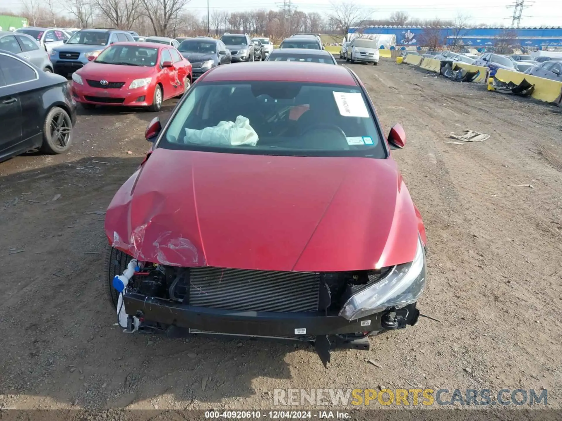 12 fotografías del automóvil dañado KMHLM4AG4PU582283 HYUNDAI ELANTRA 2023