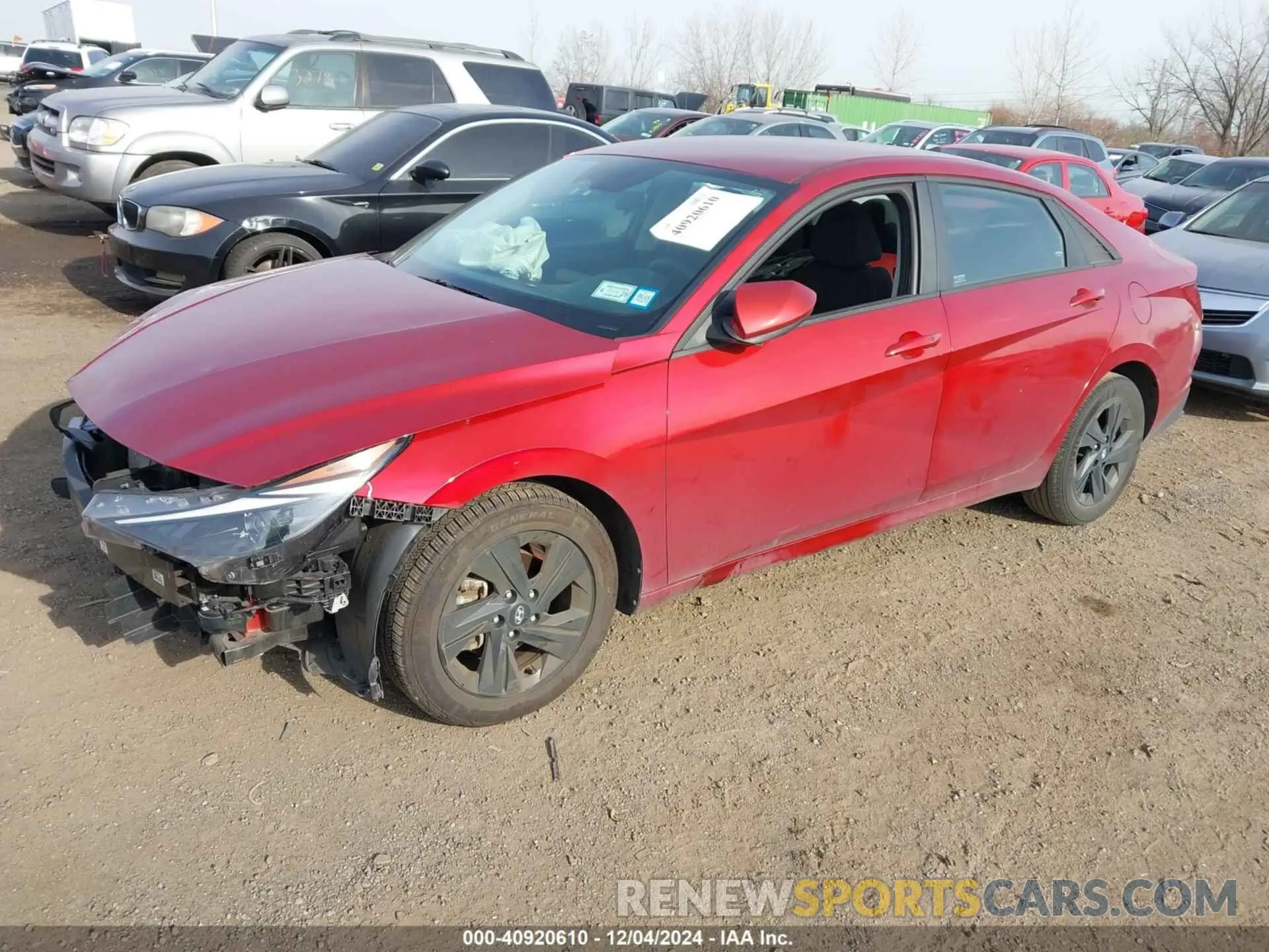 2 fotografías del automóvil dañado KMHLM4AG4PU582283 HYUNDAI ELANTRA 2023