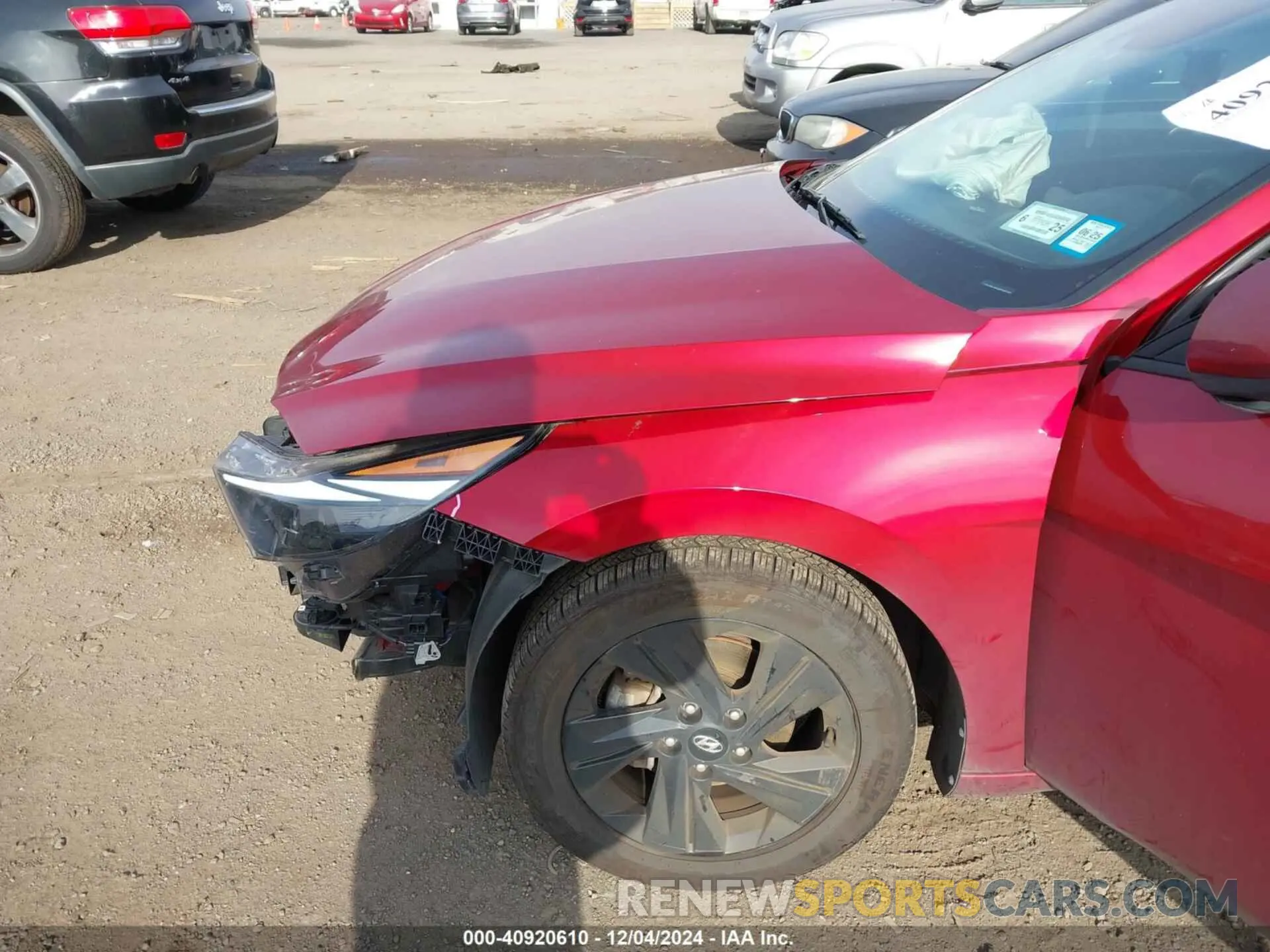20 fotografías del automóvil dañado KMHLM4AG4PU582283 HYUNDAI ELANTRA 2023