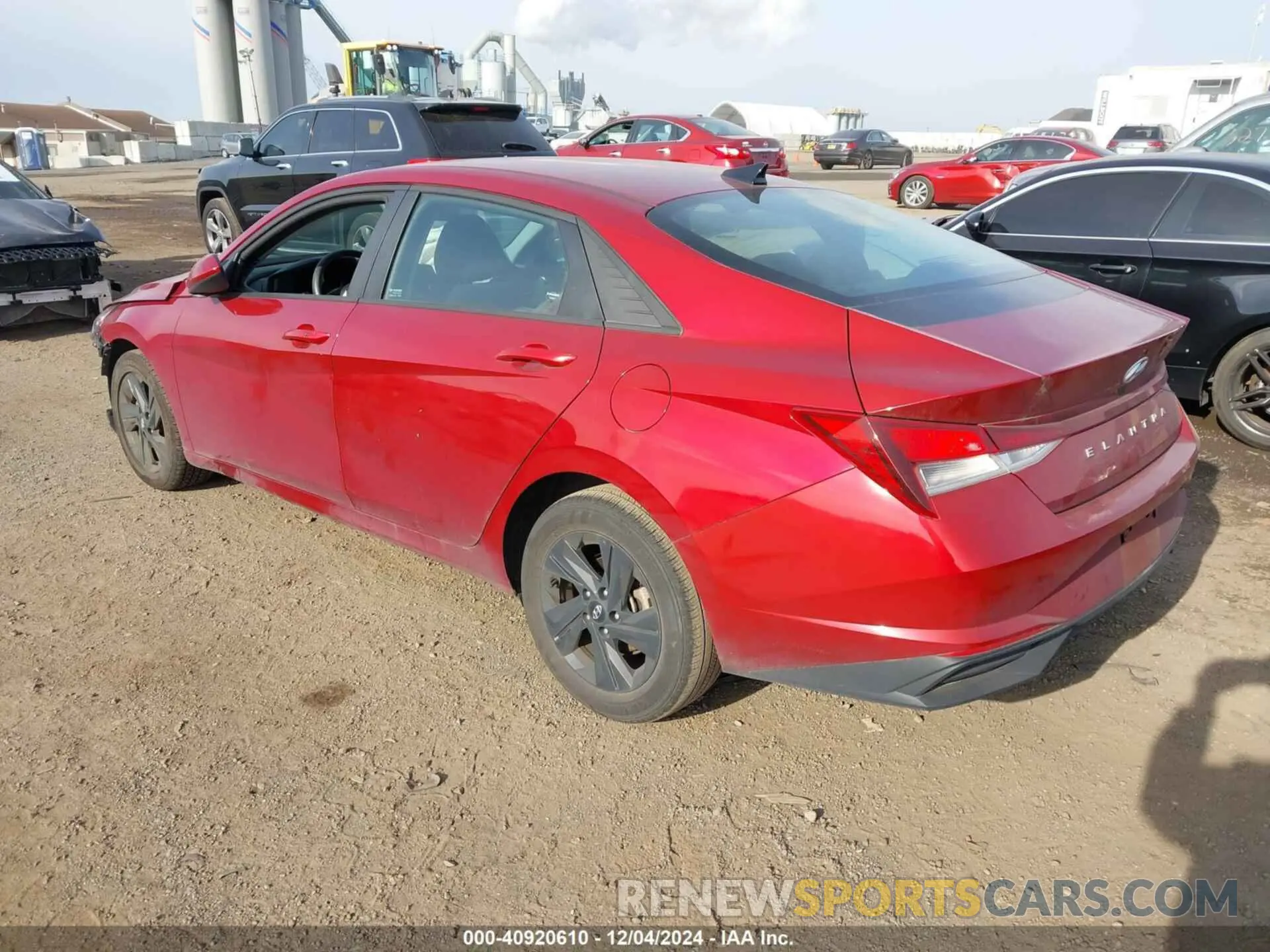 3 fotografías del automóvil dañado KMHLM4AG4PU582283 HYUNDAI ELANTRA 2023