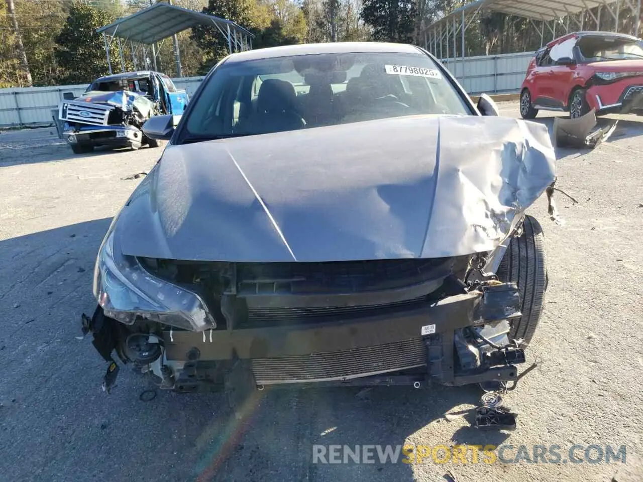 5 fotografías del automóvil dañado KMHLM4AG5PU479485 HYUNDAI ELANTRA 2023