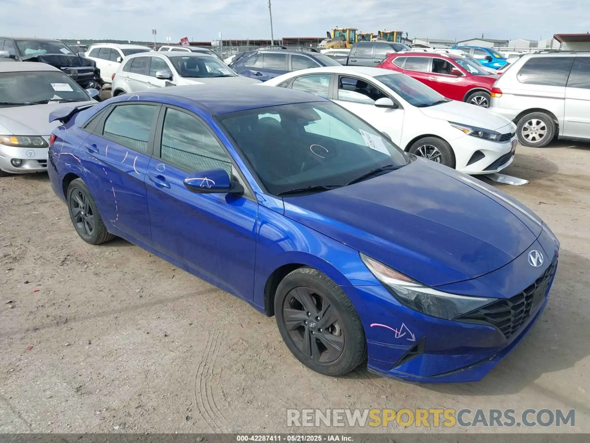 1 fotografías del automóvil dañado KMHLM4AG5PU539135 HYUNDAI ELANTRA 2023