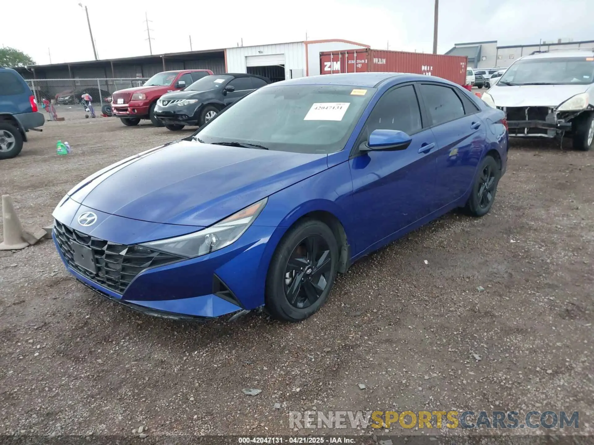 2 fotografías del automóvil dañado KMHLM4AG5PU556274 HYUNDAI ELANTRA 2023