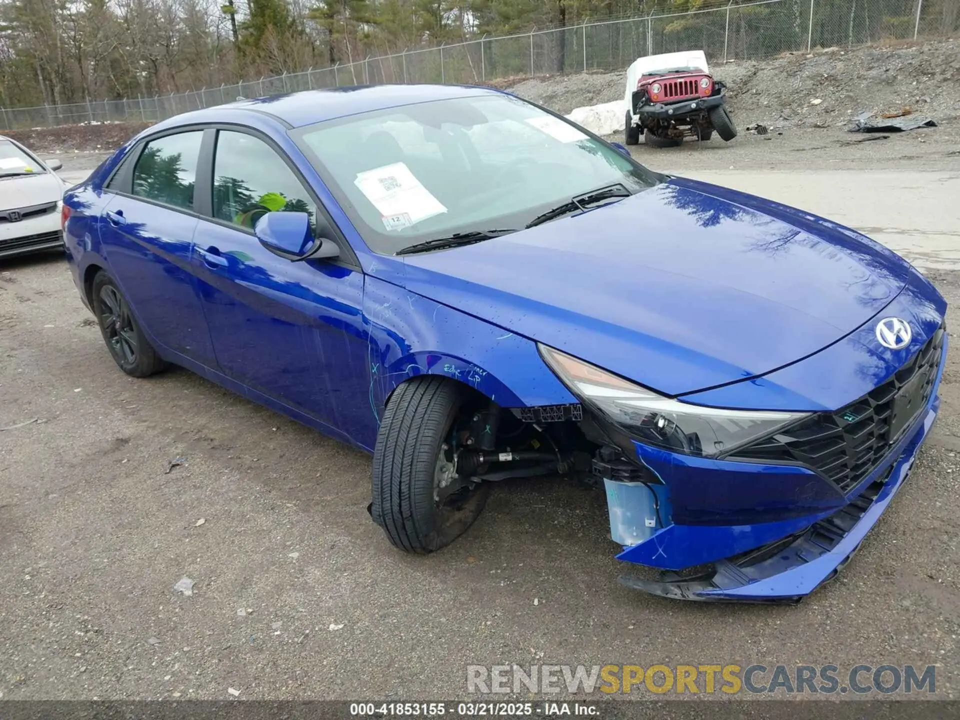 1 fotografías del automóvil dañado KMHLM4AG5PU571390 HYUNDAI ELANTRA 2023