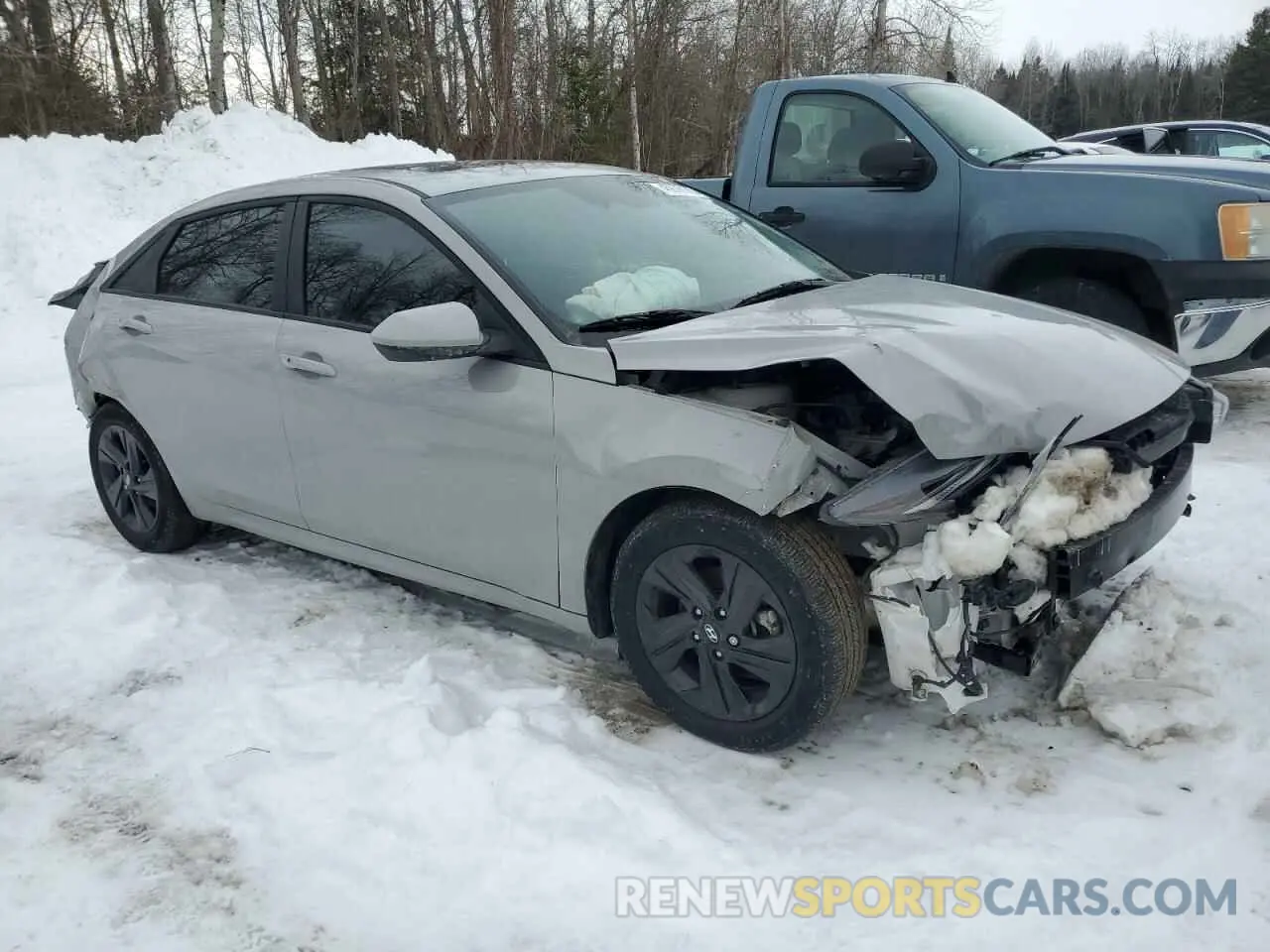 4 fotografías del automóvil dañado KMHLM4AG5PU580574 HYUNDAI ELANTRA 2023