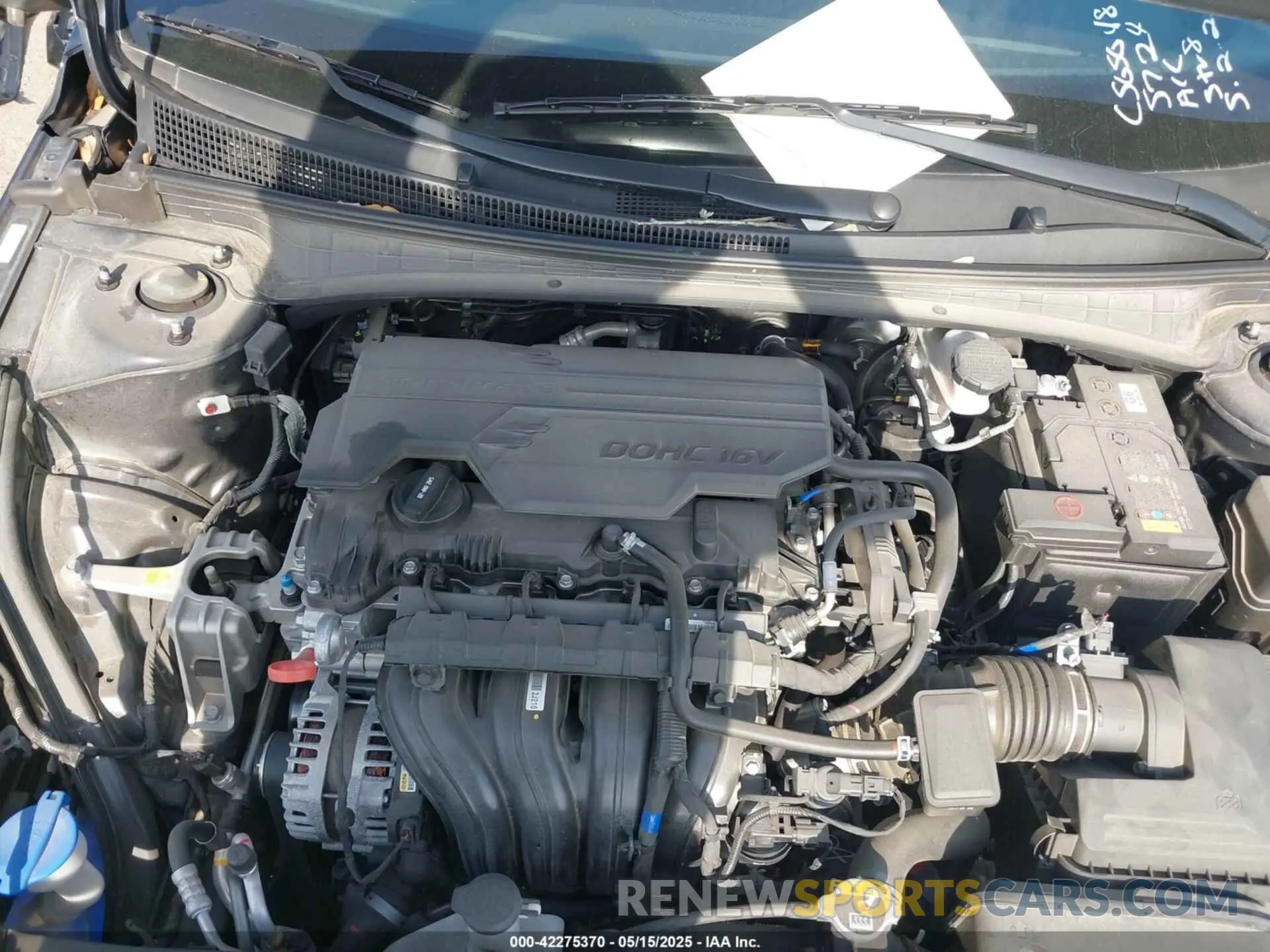 10 fotografías del automóvil dañado KMHLM4AG5PU625724 HYUNDAI ELANTRA 2023
