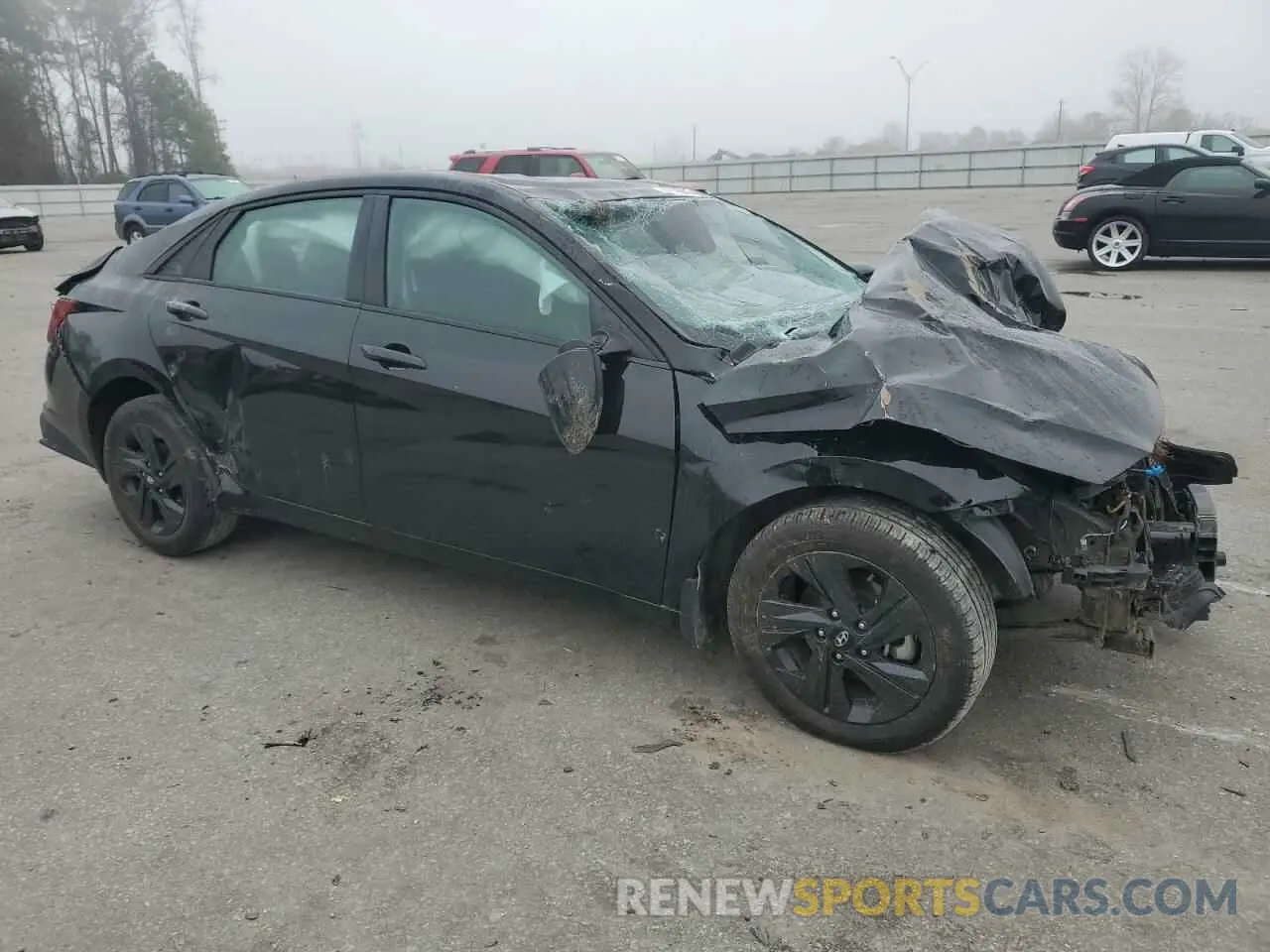 4 fotografías del automóvil dañado KMHLM4AG6PU424110 HYUNDAI ELANTRA 2023