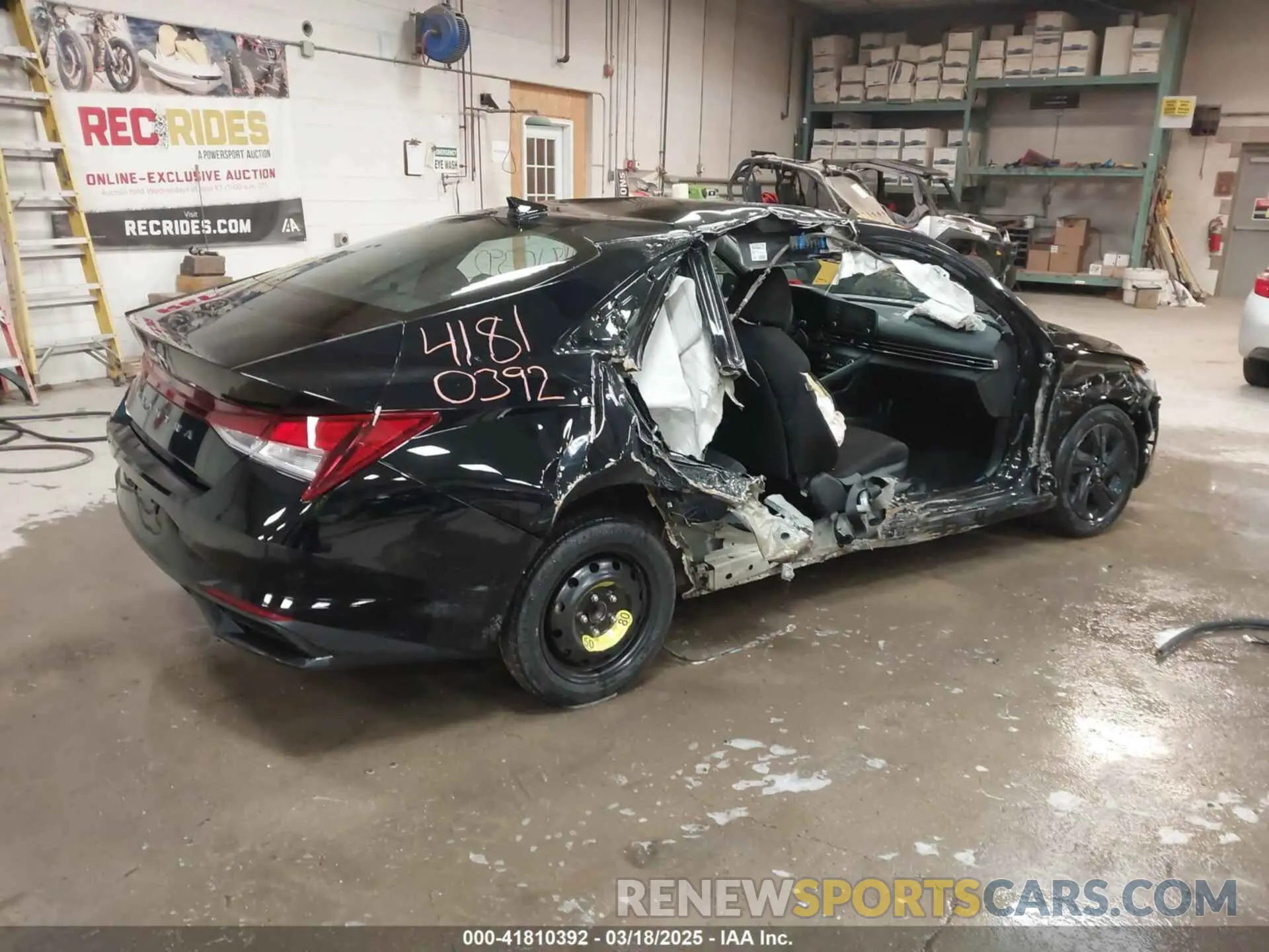 4 fotografías del automóvil dañado KMHLM4AG6PU539743 HYUNDAI ELANTRA 2023