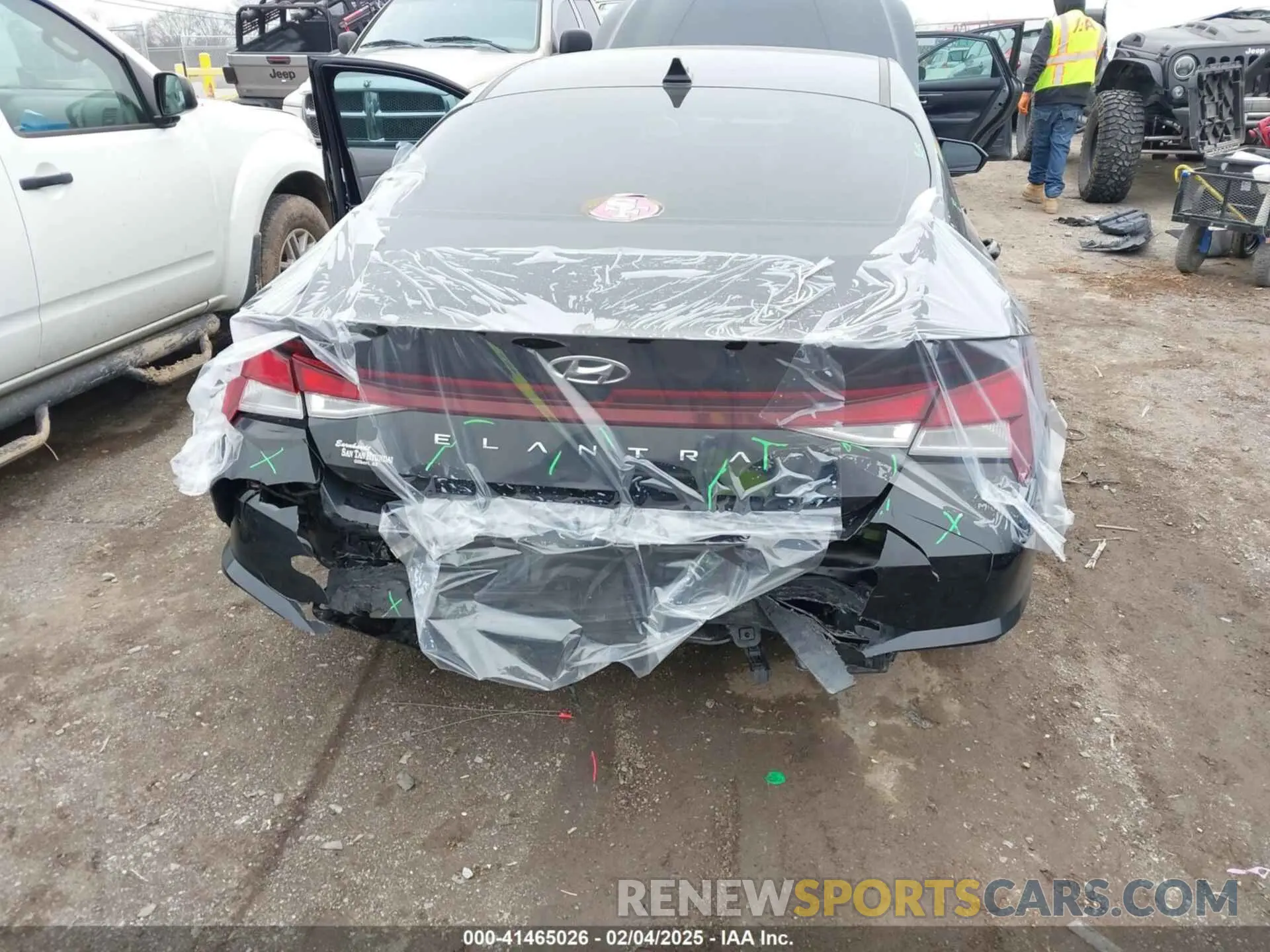 6 fotografías del automóvil dañado KMHLM4AG7PU596193 HYUNDAI ELANTRA 2023