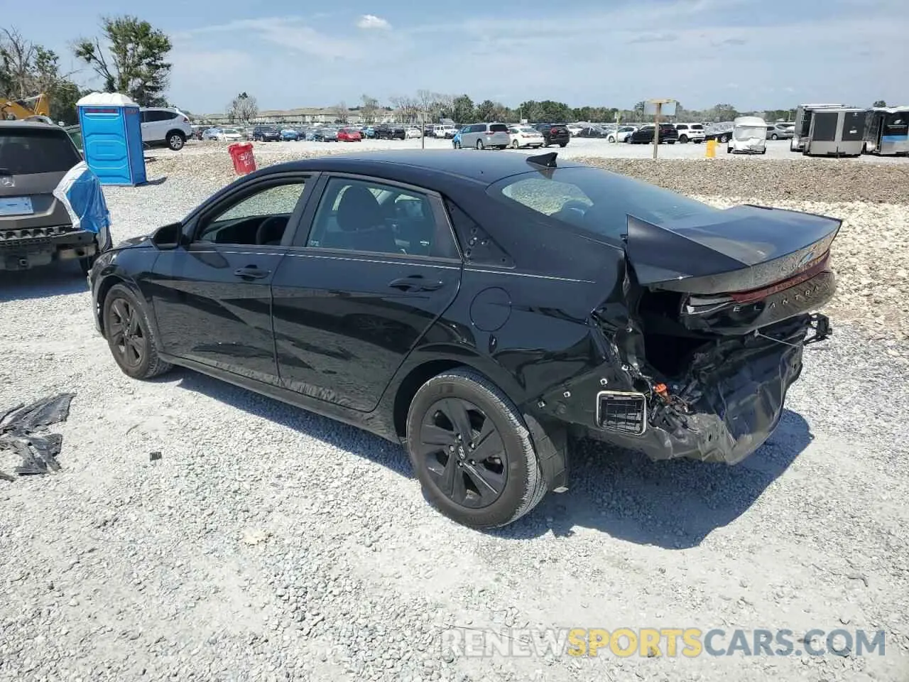 2 fotografías del automóvil dañado KMHLM4AG7PU602803 HYUNDAI ELANTRA 2023