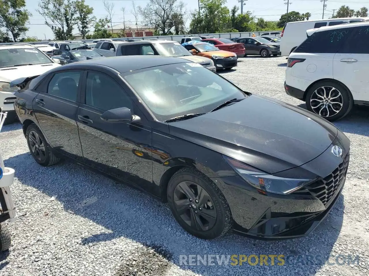 4 fotografías del automóvil dañado KMHLM4AG7PU602803 HYUNDAI ELANTRA 2023