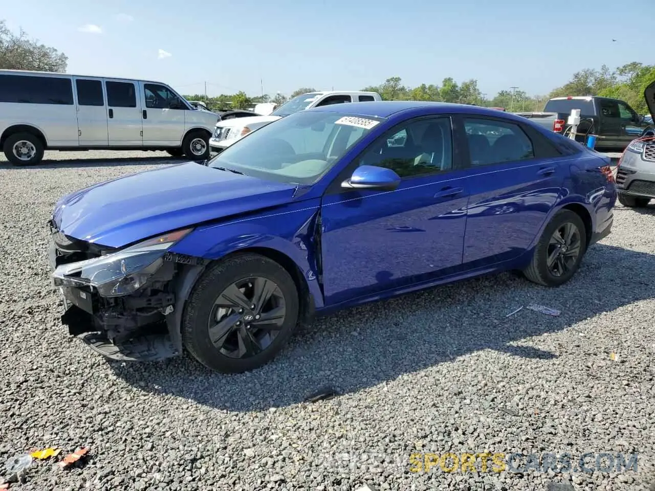 1 fotografías del automóvil dañado KMHLM4AG7PU609279 HYUNDAI ELANTRA 2023