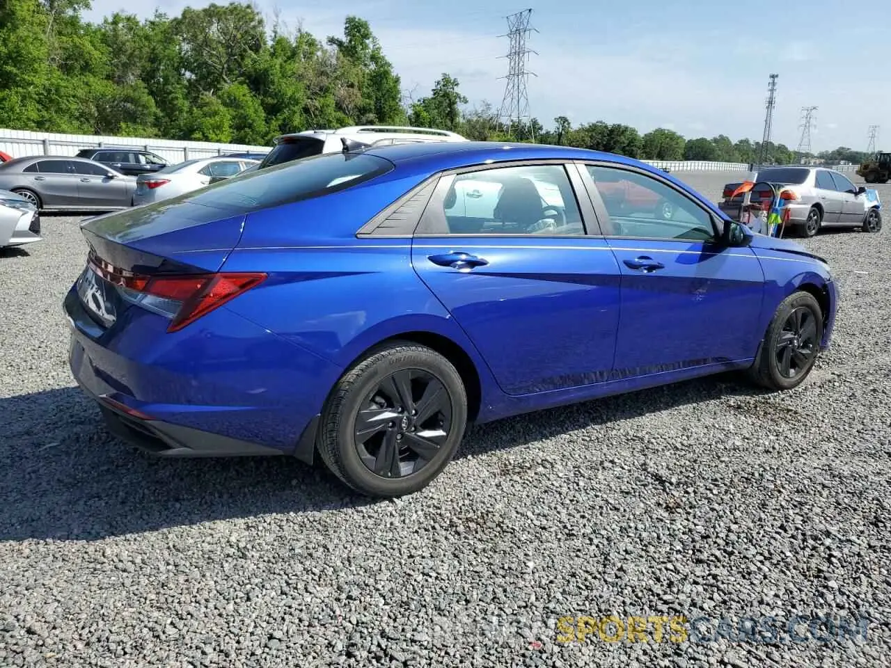 3 fotografías del automóvil dañado KMHLM4AG7PU609279 HYUNDAI ELANTRA 2023