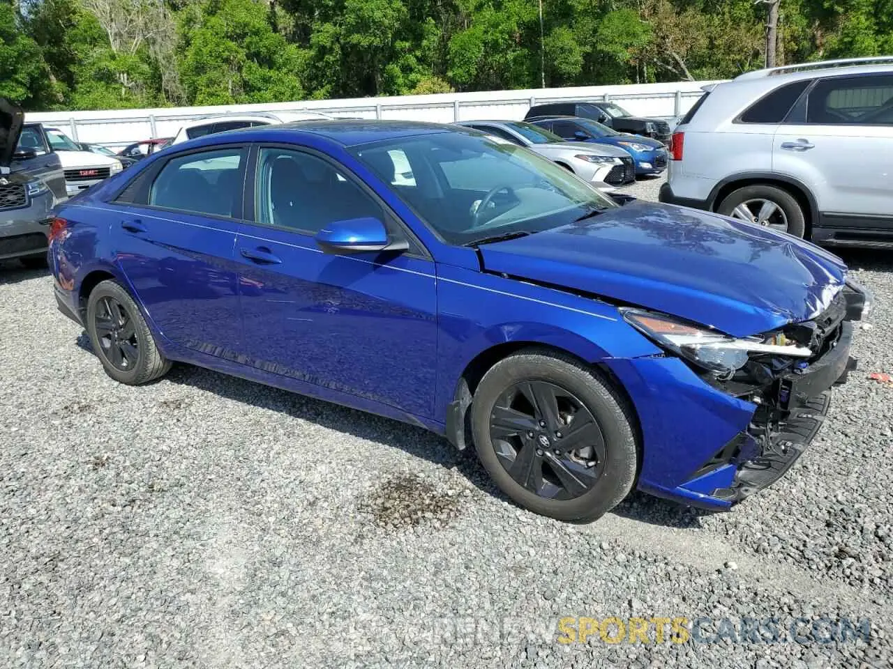 4 fotografías del automóvil dañado KMHLM4AG7PU609279 HYUNDAI ELANTRA 2023