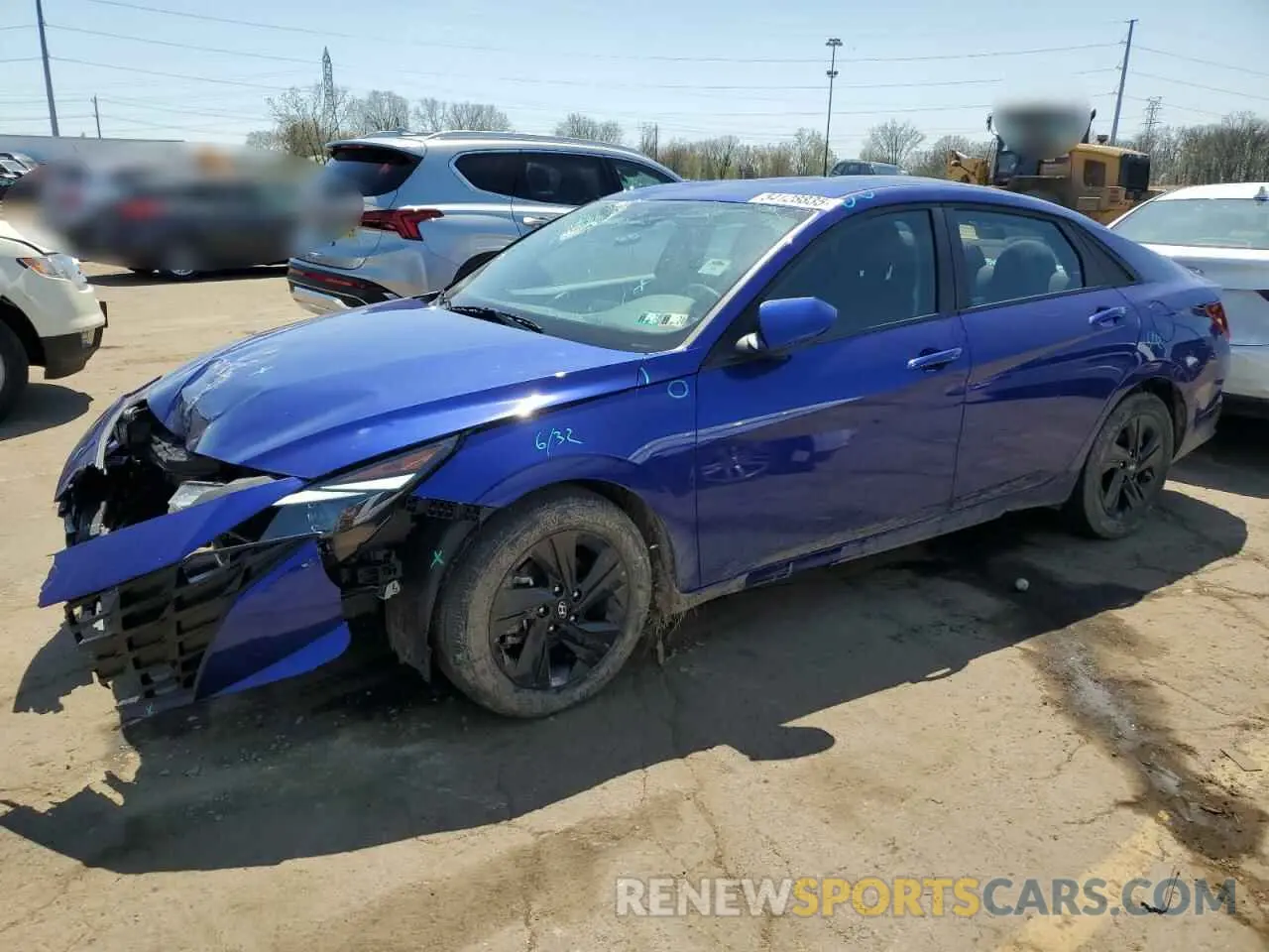 1 fotografías del automóvil dañado KMHLM4AG8PU618878 HYUNDAI ELANTRA 2023