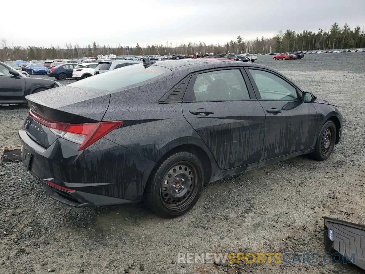 3 fotografías del automóvil dañado KMHLM4AG8PU627693 HYUNDAI ELANTRA 2023