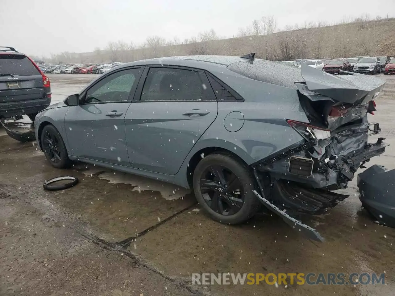 2 fotografías del automóvil dañado KMHLM4AG9PU384184 HYUNDAI ELANTRA 2023