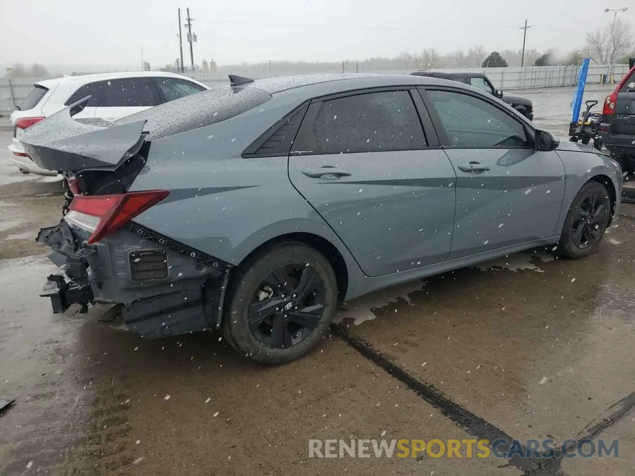 3 fotografías del automóvil dañado KMHLM4AG9PU384184 HYUNDAI ELANTRA 2023