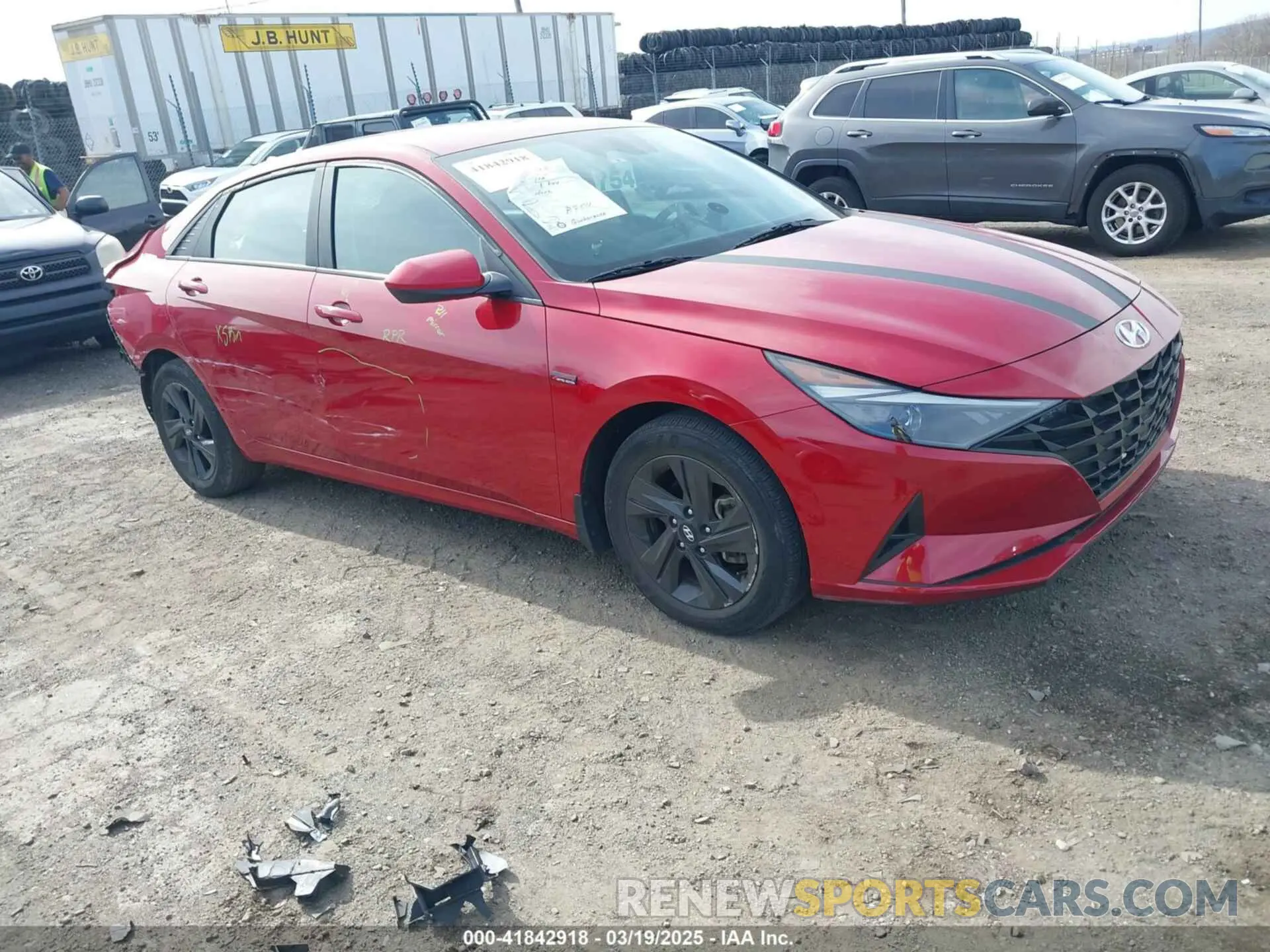1 fotografías del automóvil dañado KMHLM4AG9PU432587 HYUNDAI ELANTRA 2023