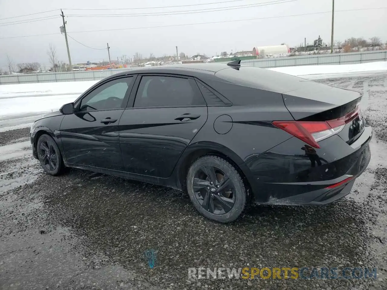 2 fotografías del automóvil dañado KMHLM4AG9PU469350 HYUNDAI ELANTRA 2023