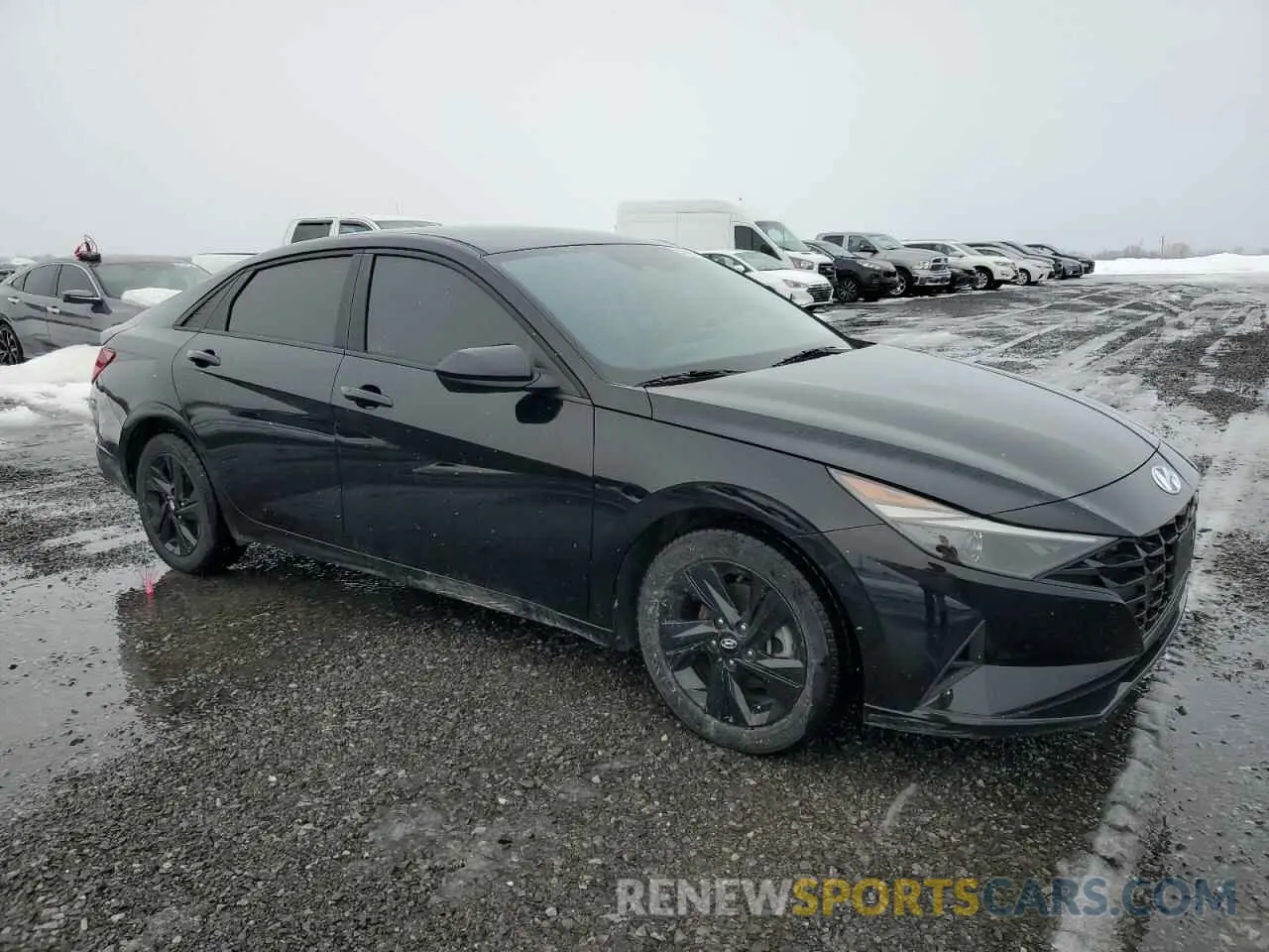 4 fotografías del automóvil dañado KMHLM4AG9PU469350 HYUNDAI ELANTRA 2023