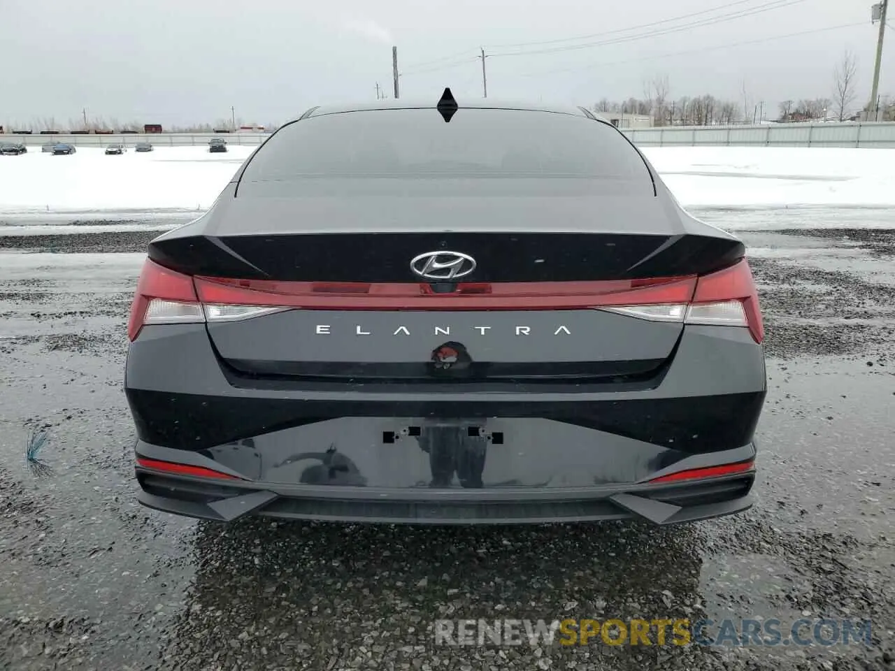 6 fotografías del automóvil dañado KMHLM4AG9PU469350 HYUNDAI ELANTRA 2023