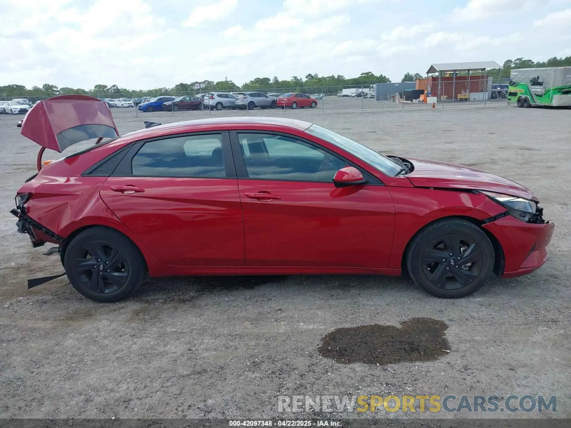 13 fotografías del automóvil dañado KMHLM4AG9PU472118 HYUNDAI ELANTRA 2023