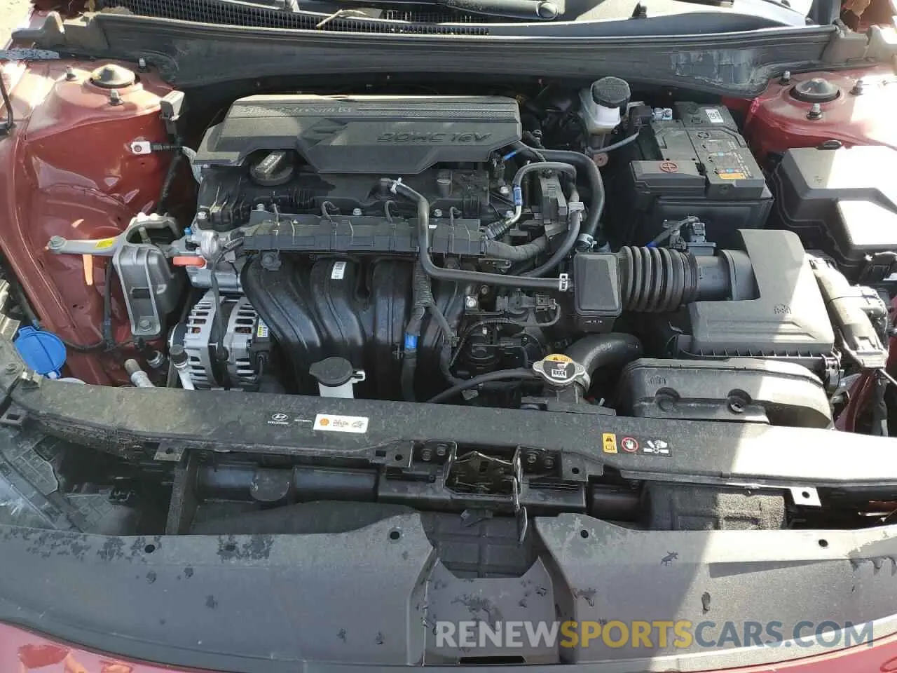 11 fotografías del automóvil dañado KMHLM4AG9PU497844 HYUNDAI ELANTRA 2023