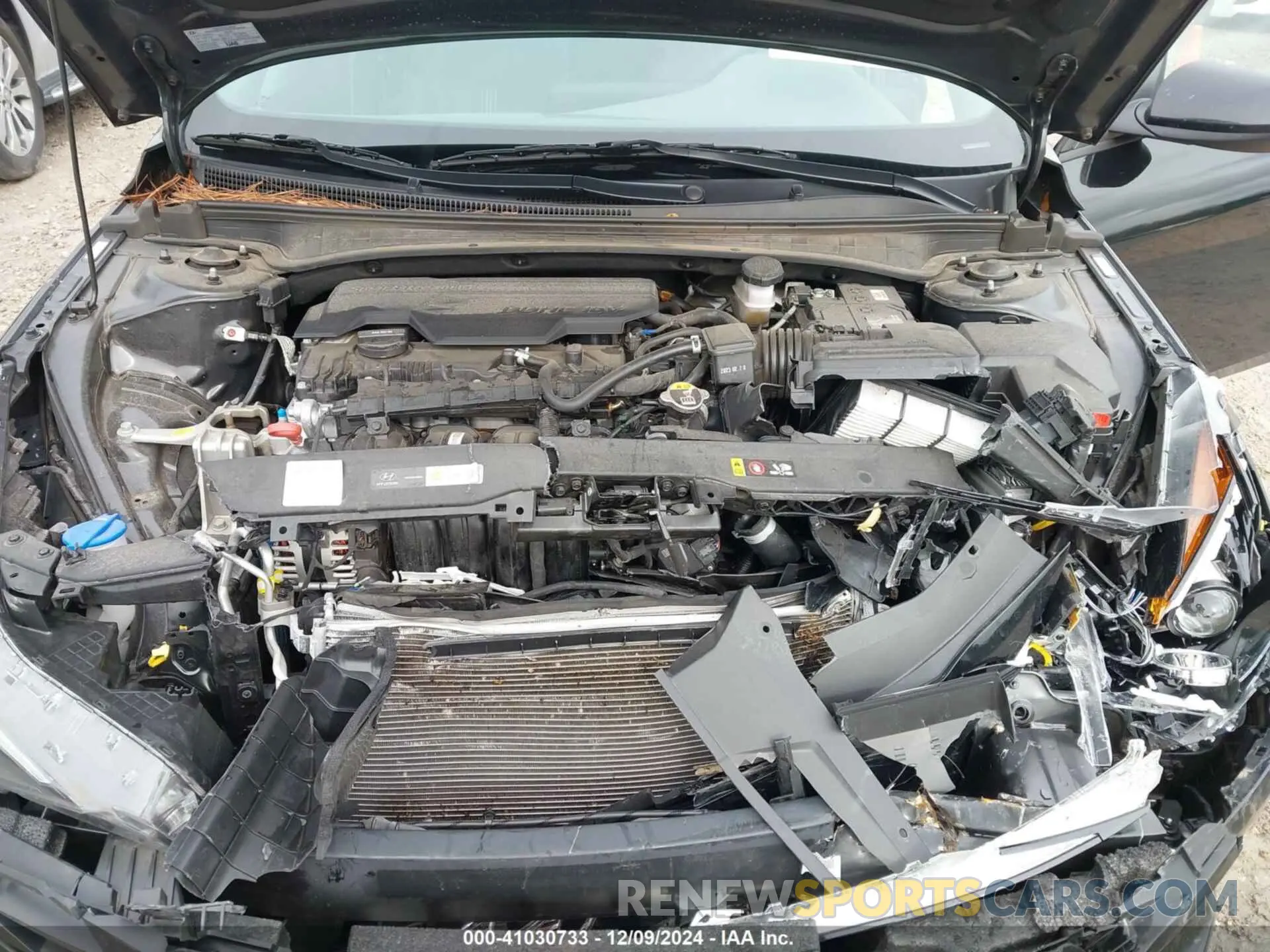 10 fotografías del automóvil dañado KMHLM4AG9PU541874 HYUNDAI ELANTRA 2023