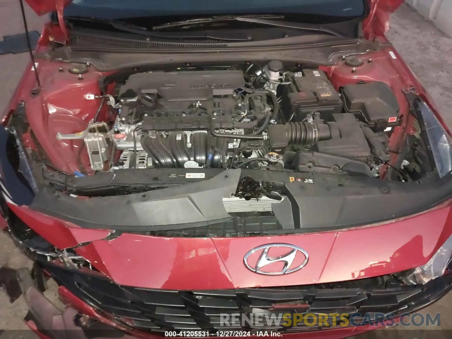 10 fotografías del automóvil dañado KMHLM4AG9PU575684 HYUNDAI ELANTRA 2023