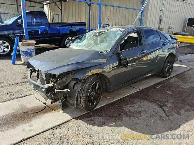 1 fotografías del automóvil dañado KMHLM4AG9PU599029 HYUNDAI ELANTRA 2023