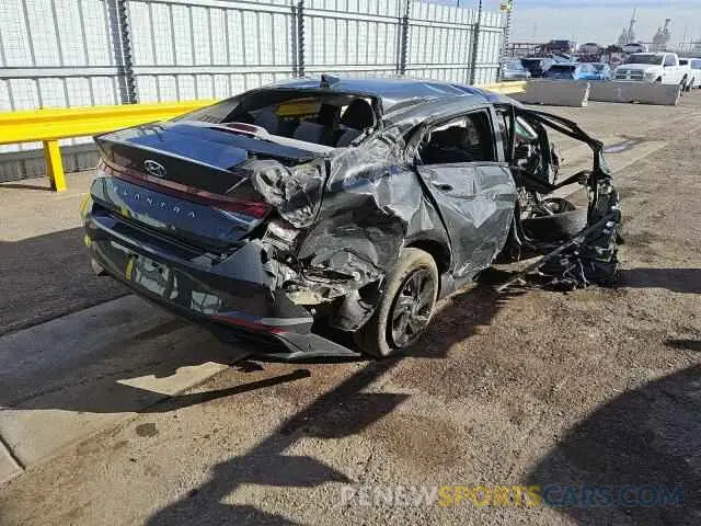 3 fotografías del automóvil dañado KMHLM4AG9PU599029 HYUNDAI ELANTRA 2023