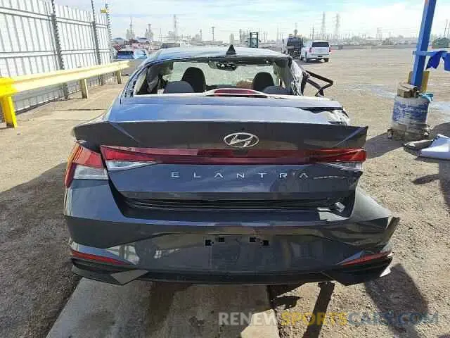6 fotografías del automóvil dañado KMHLM4AG9PU599029 HYUNDAI ELANTRA 2023