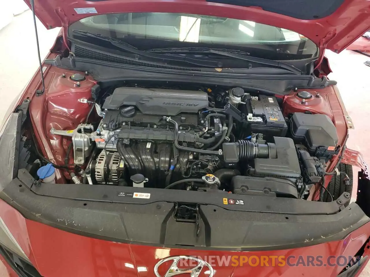11 fotografías del automóvil dañado KMHLM4AG9PU599130 HYUNDAI ELANTRA 2023