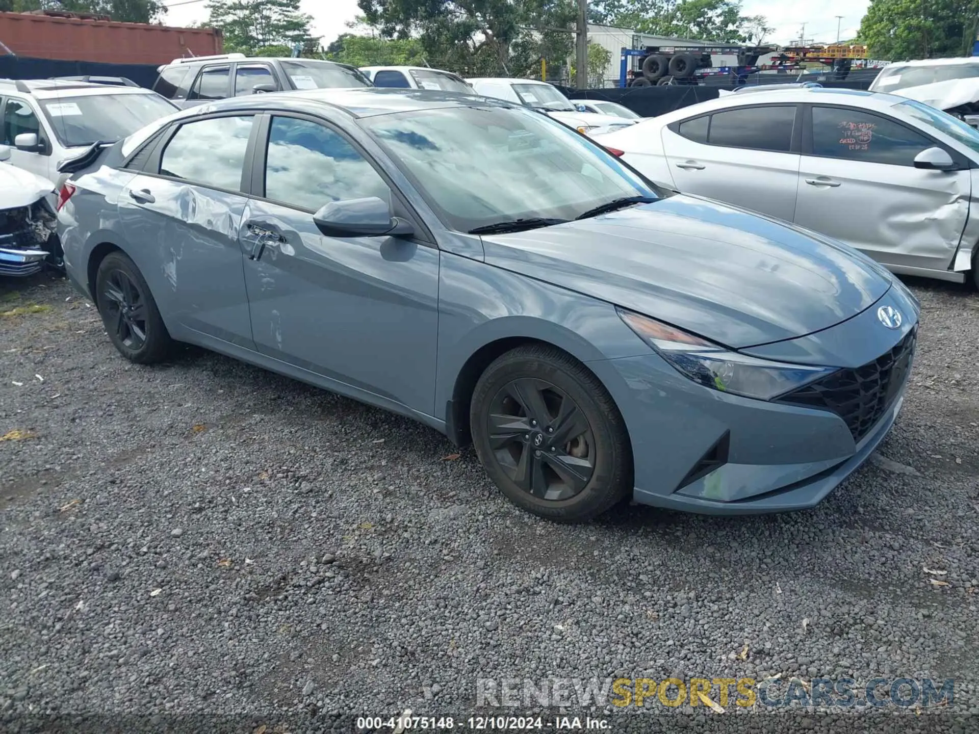 1 fotografías del automóvil dañado KMHLM4AGXPU372643 HYUNDAI ELANTRA 2023