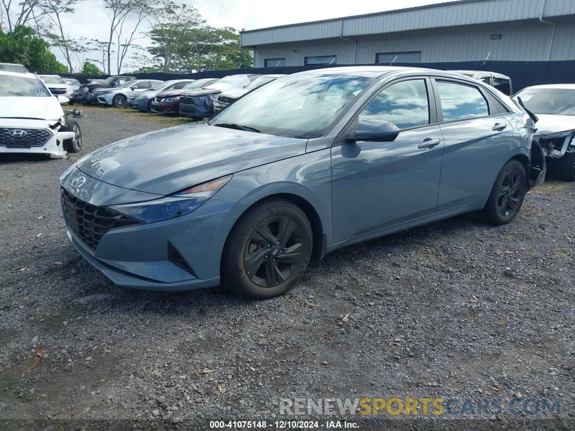 2 fotografías del automóvil dañado KMHLM4AGXPU372643 HYUNDAI ELANTRA 2023