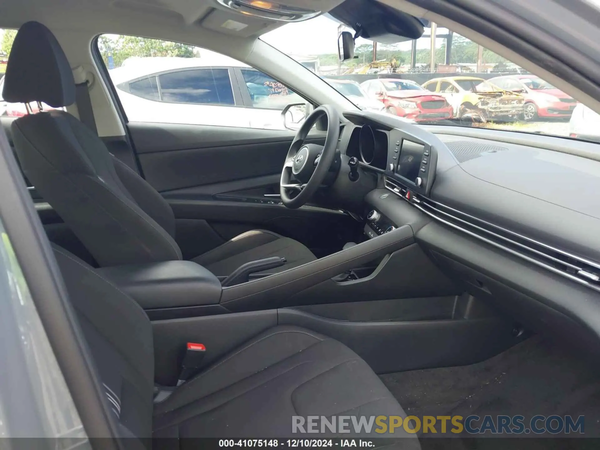5 fotografías del automóvil dañado KMHLM4AGXPU372643 HYUNDAI ELANTRA 2023