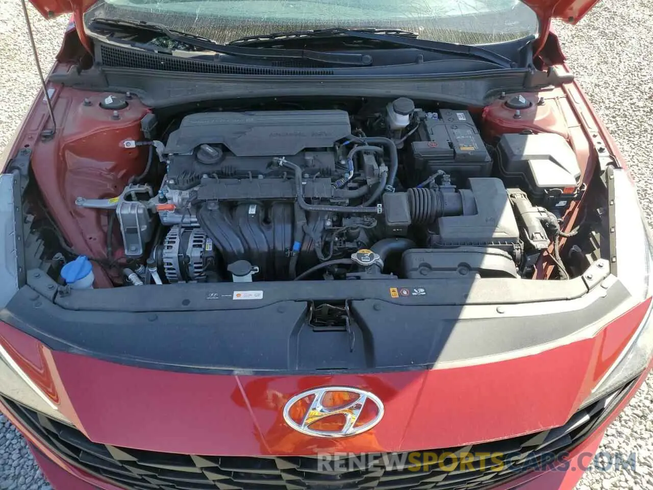 11 fotografías del automóvil dañado KMHLM4AGXPU434350 HYUNDAI ELANTRA 2023