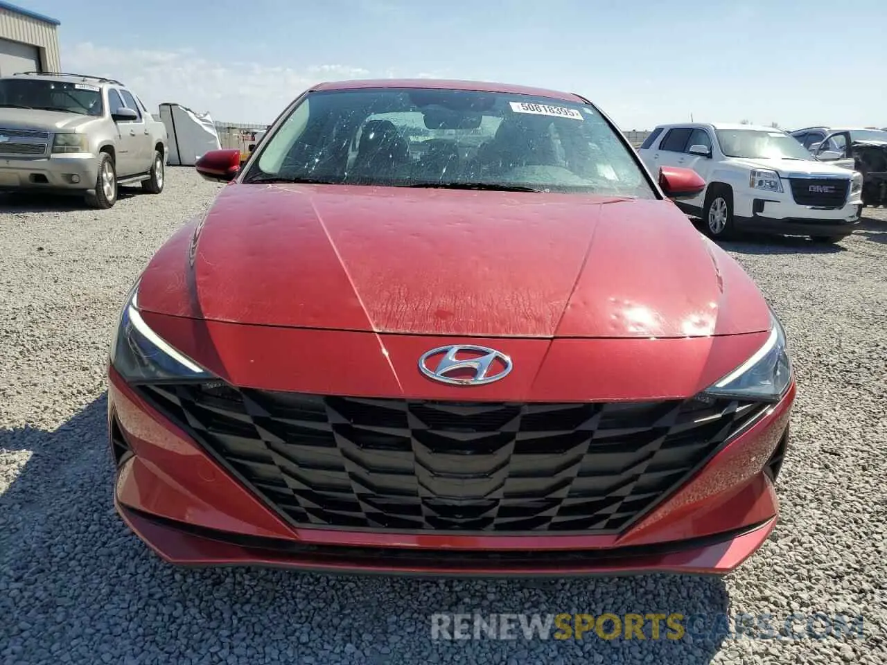 5 fotografías del automóvil dañado KMHLM4AGXPU434350 HYUNDAI ELANTRA 2023