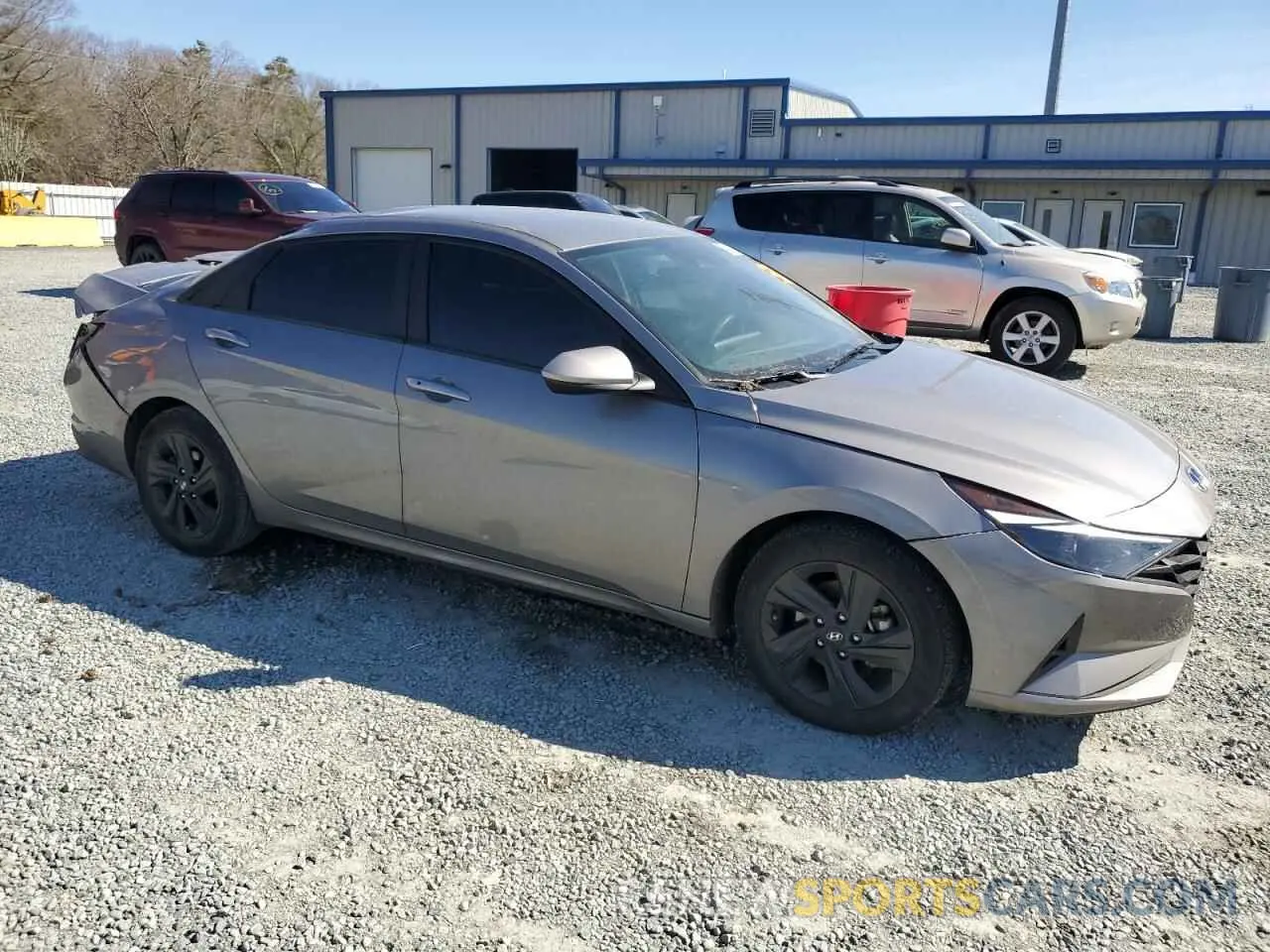 4 fotografías del automóvil dañado KMHLM4AGXPU623287 HYUNDAI ELANTRA 2023