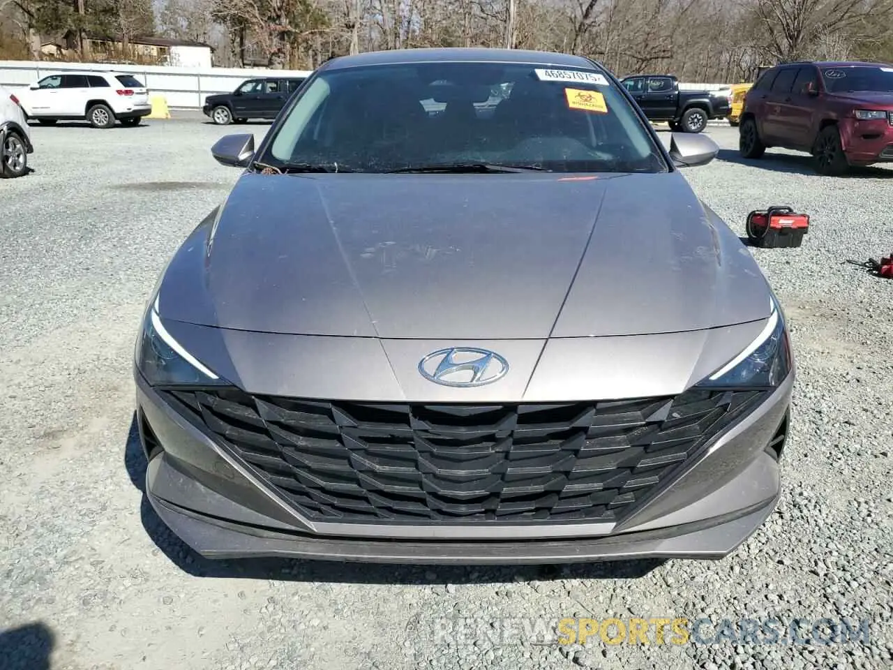 5 fotografías del automóvil dañado KMHLM4AGXPU623287 HYUNDAI ELANTRA 2023