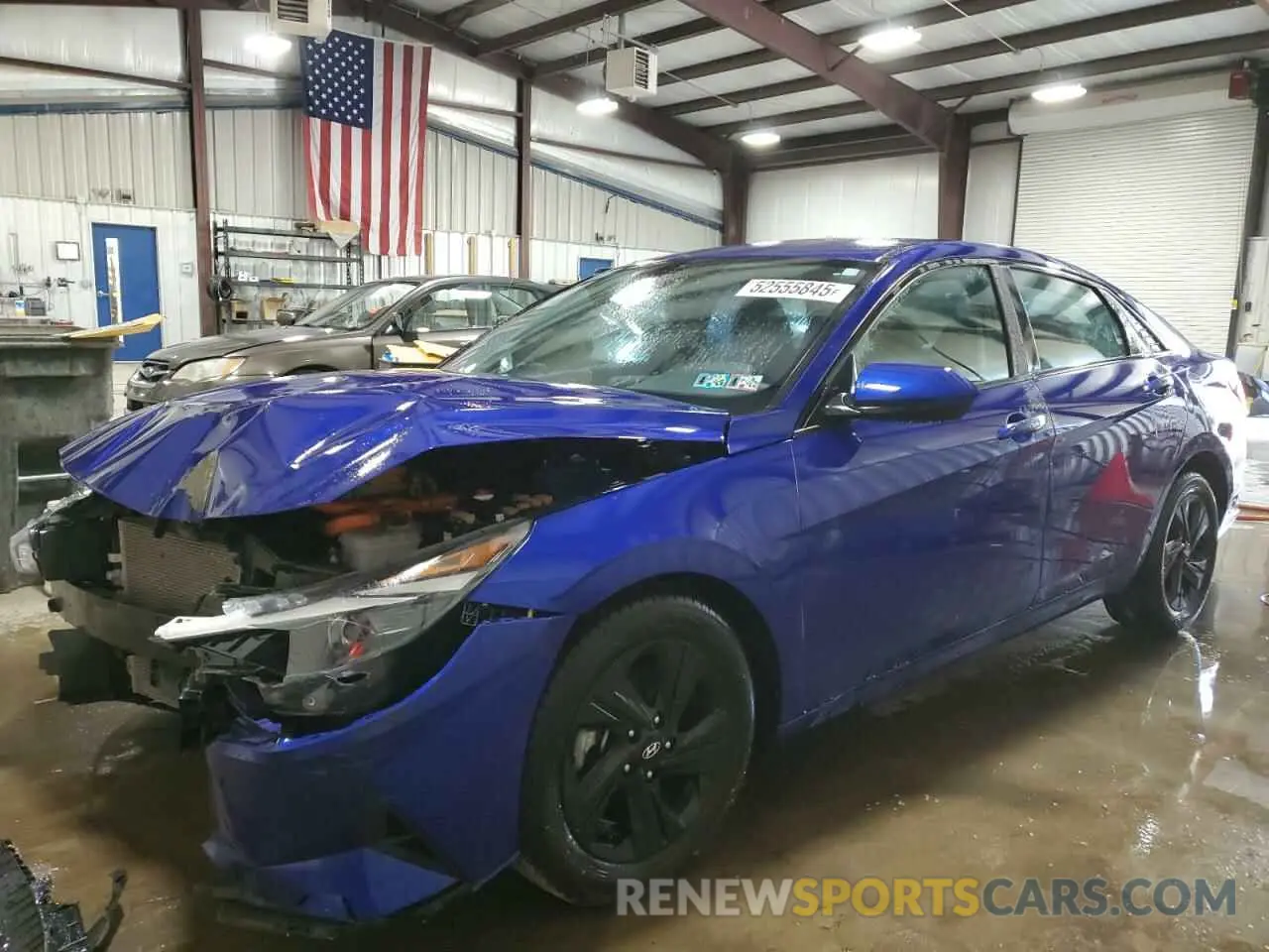 1 fotografías del automóvil dañado KMHLM4AJ0PU051321 HYUNDAI ELANTRA 2023