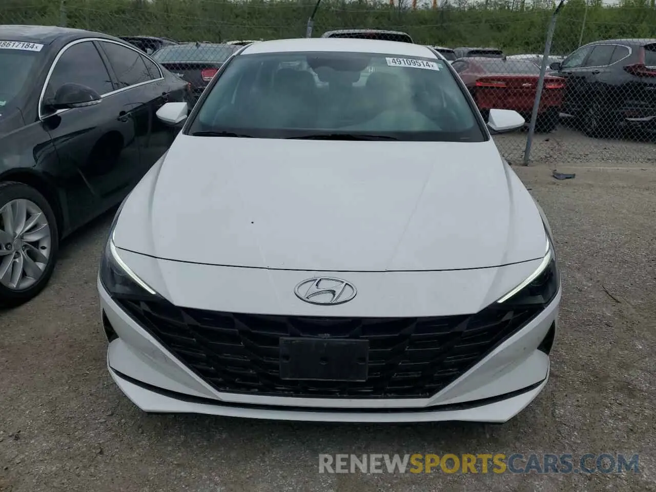 5 fotografías del automóvil dañado KMHLM4AJ0PU076686 HYUNDAI ELANTRA 2023