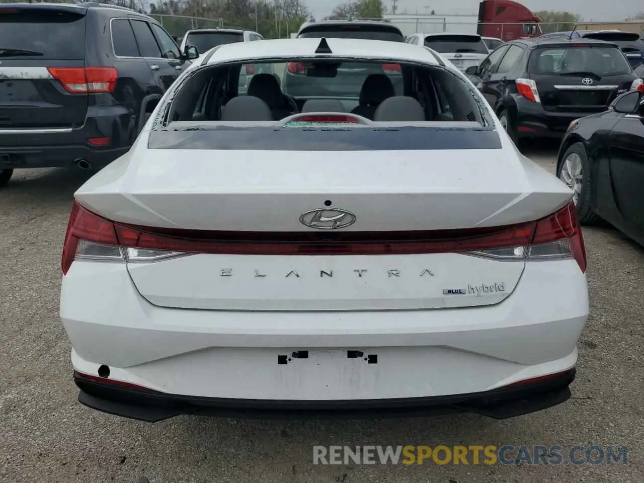 6 fotografías del automóvil dañado KMHLM4AJ0PU076686 HYUNDAI ELANTRA 2023